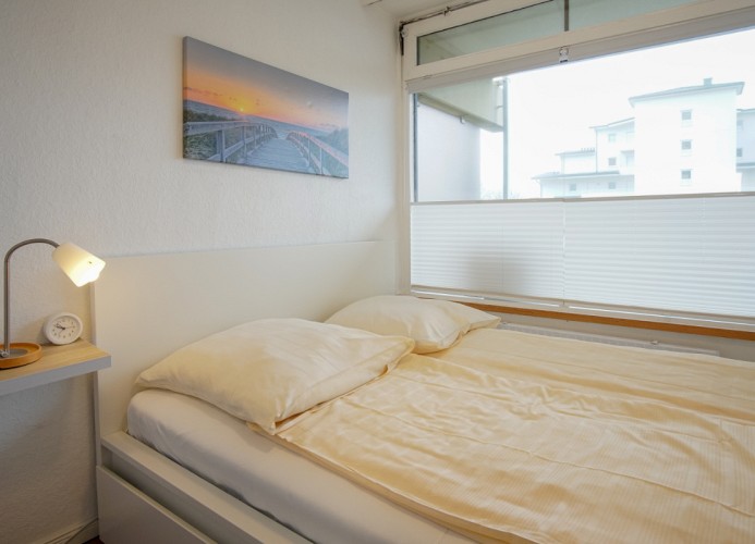 Doppelbett im Schlafzimmer