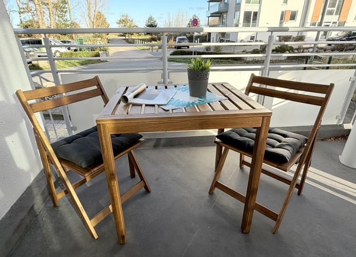 gemütlicher Balkon