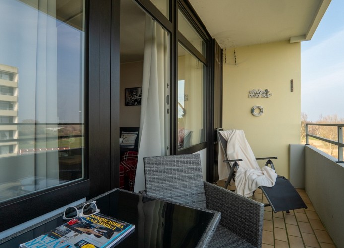 gemütlicher Balkon mit ...