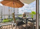 sonniger Balkon
