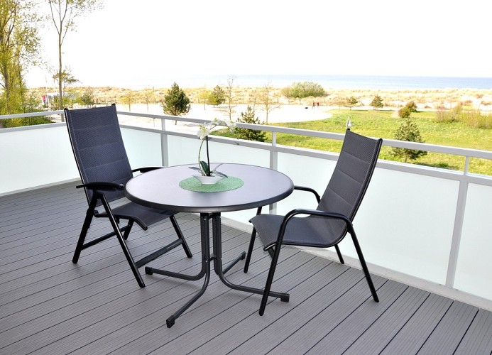 ... auf die Ostsee ...