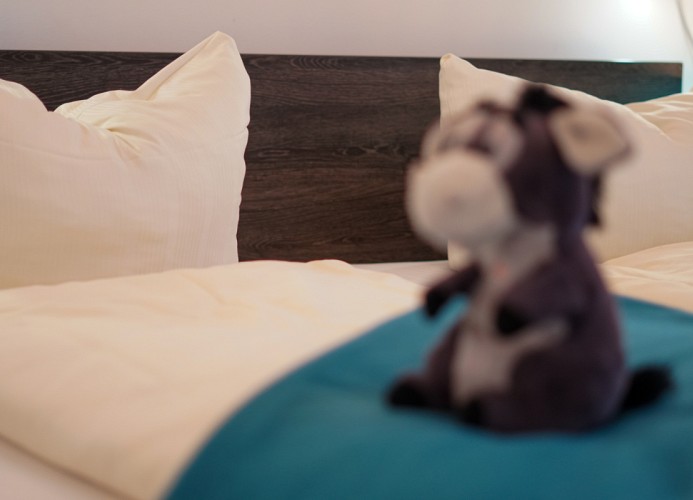 ... einem Doppelbett ...
