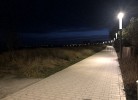 Strandpromenade bei Nacht