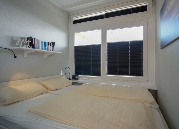 Doppelbett im Schlafzimmer