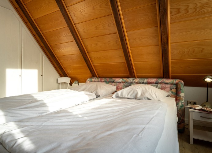 ... mit einem Doppelbett