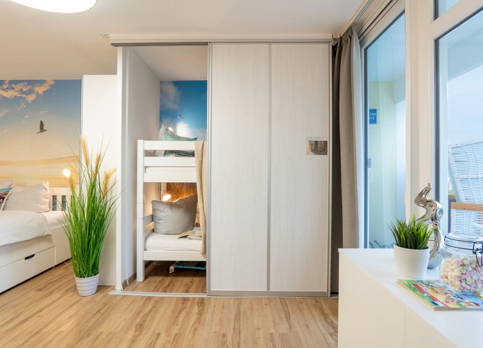 ... abgeteiltem Kinderschlafraum