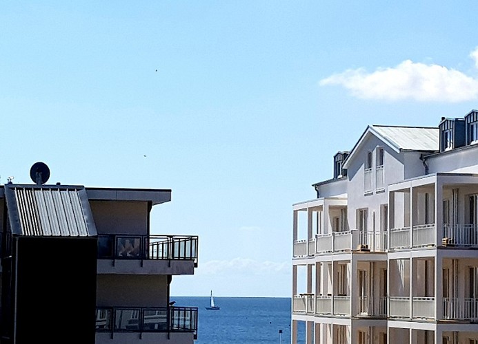 ... mit dem Blick zur Ostsee