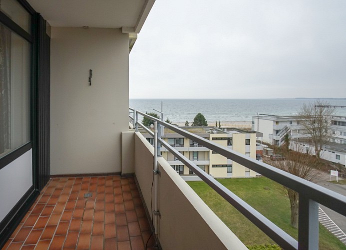 seitlicher Blick zur Ostsee