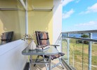 sonniger Balkon