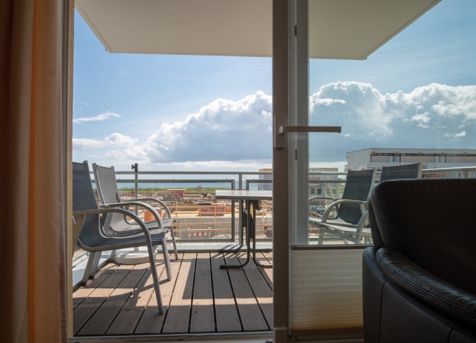 sonniger Balkon