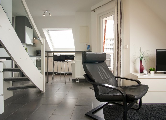 ... mit gemütlicher ...