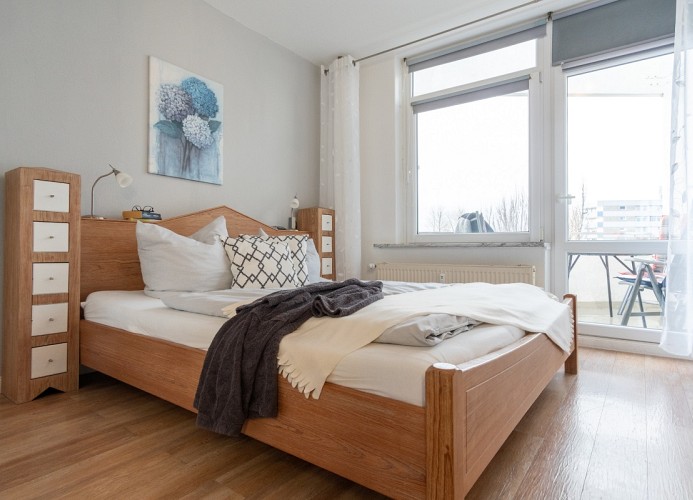 ... einem Doppelbett ...