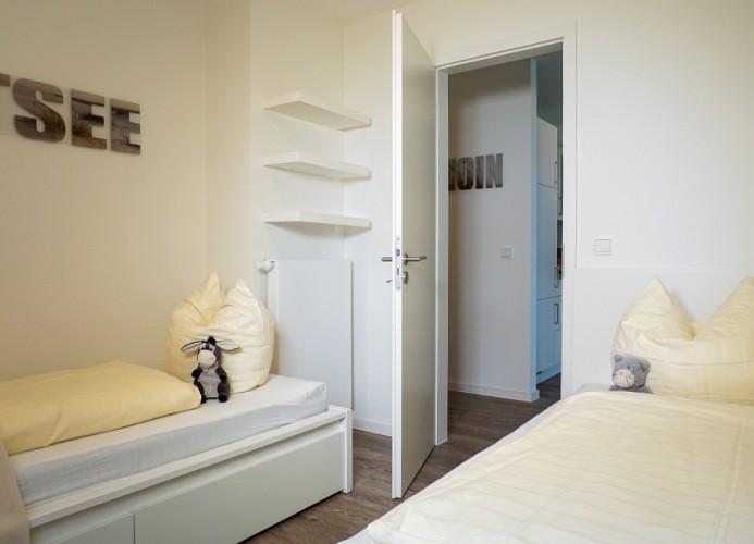 zwei Einzelbetten ...