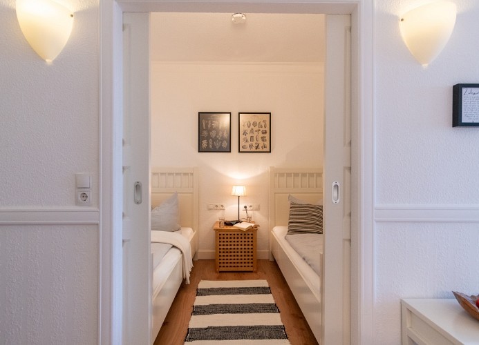 abgeteilter Schlafraum ...