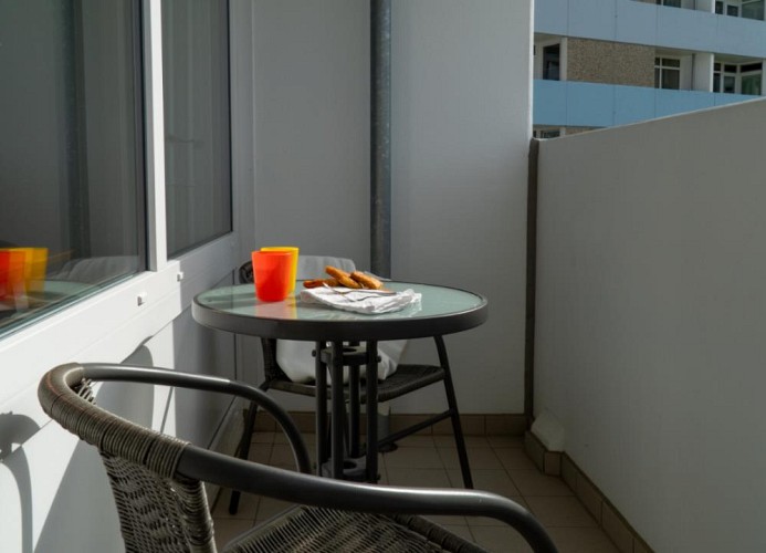 sonniger Balkon ...