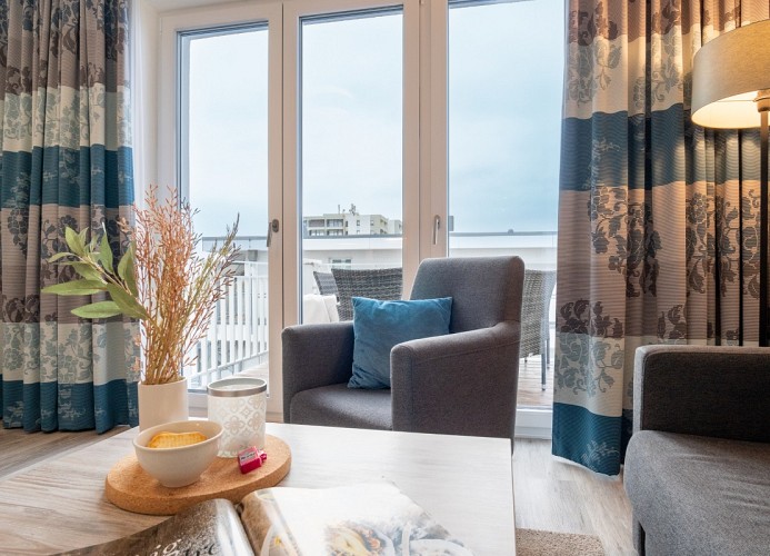 Zugang zum Balkon ...