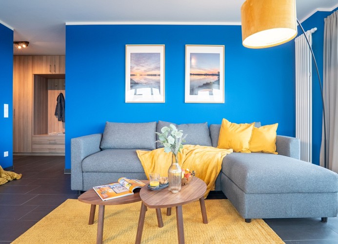 kuschelige Schalfcouch