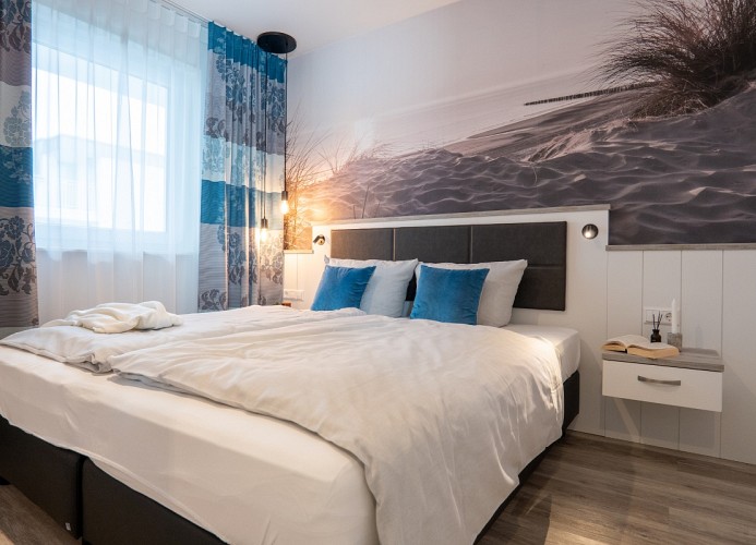 ... einem Doppelbett