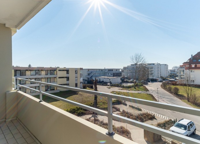 sonniger Balkon ...