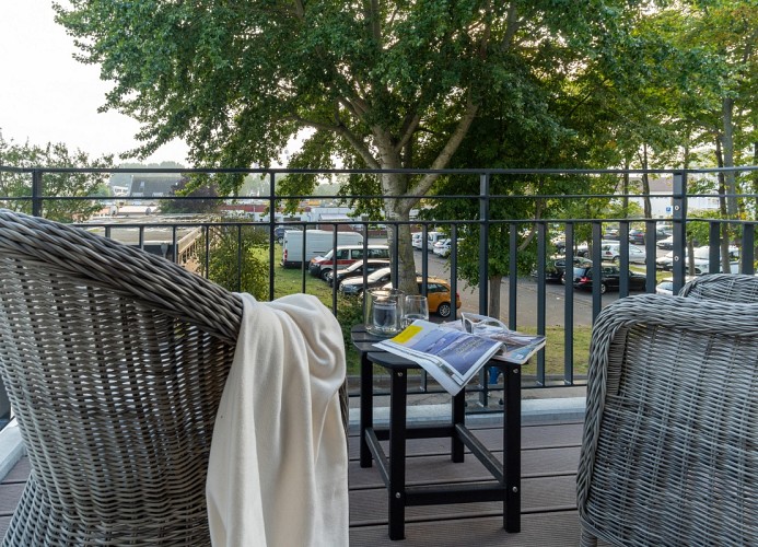 gemütlicher Balkon ...