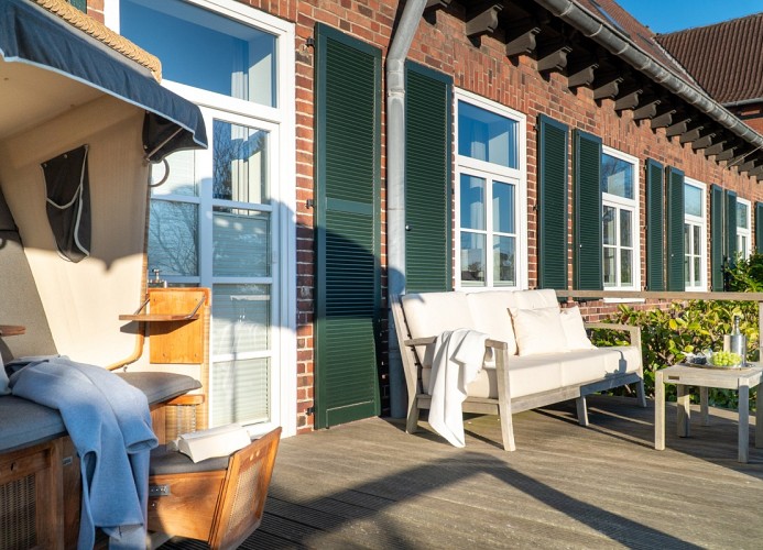 ... in Süd-Westausrichtung ...