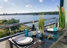 Balkon mit ...