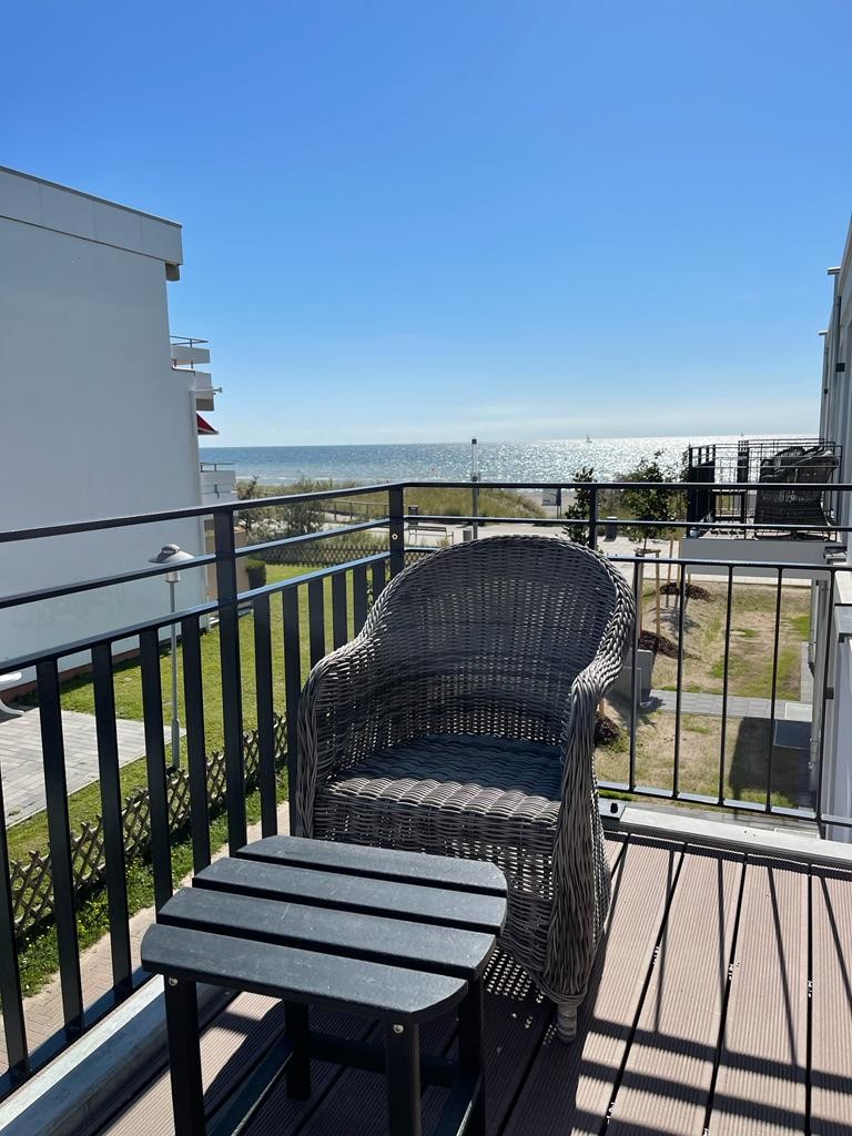 Balkon mit direktem Meerblick