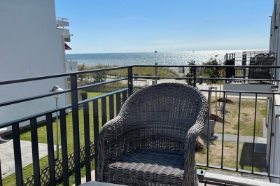 Balkon mit direktem Meerblick