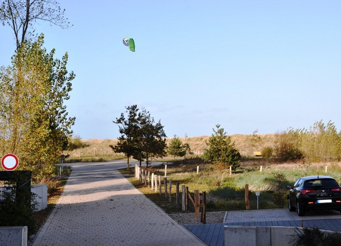 ... Blick zur Düne