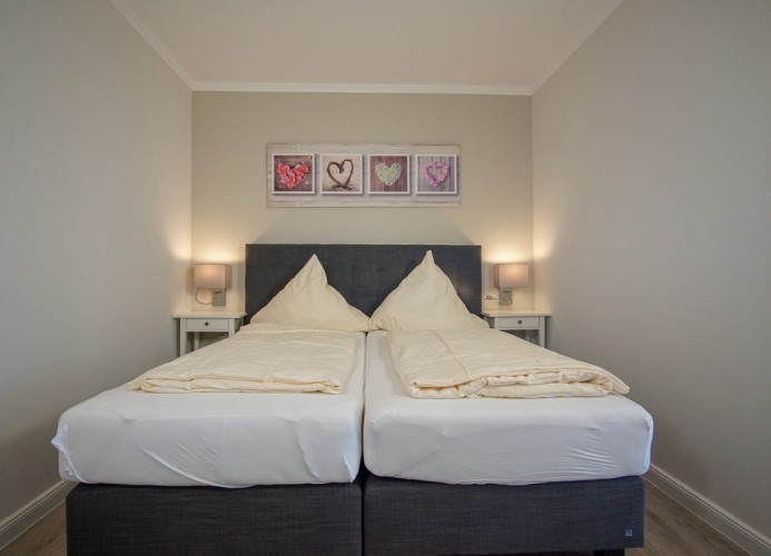 ... mit einem Doppelbett