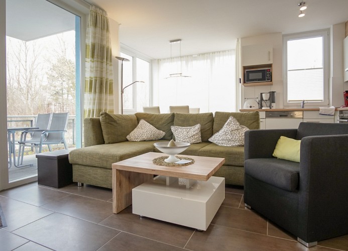 ... mit gemütlicher ...