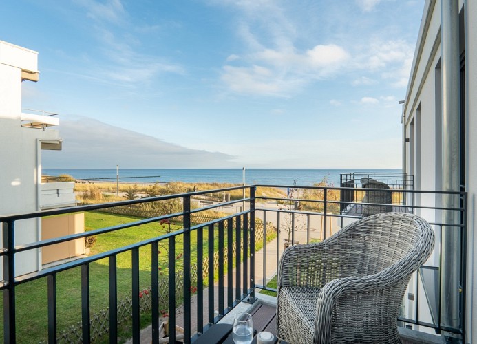 gemütlicher Balkon mit ...