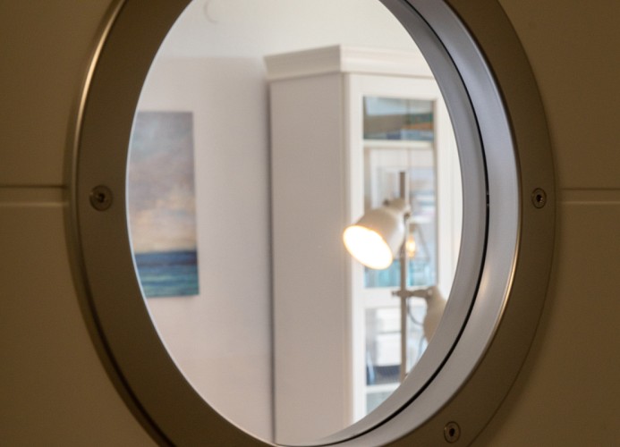 Blick ins Wohnzimemr