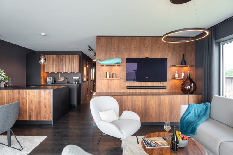 TV-Board mit Sonos-Soundbar
