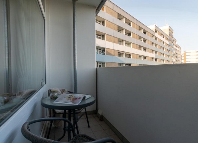 ... gemütlichen Balkon