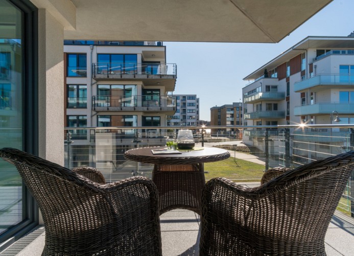 sonniger Balkon ...