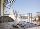 sonniger Balkon