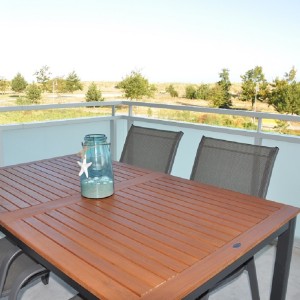 Balkon mit Blick zur Ostsee