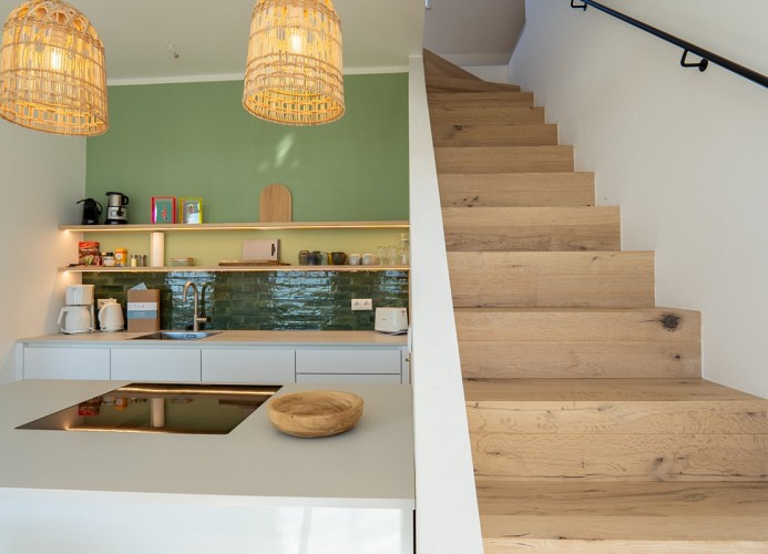 Treppe ins Obergeschoss