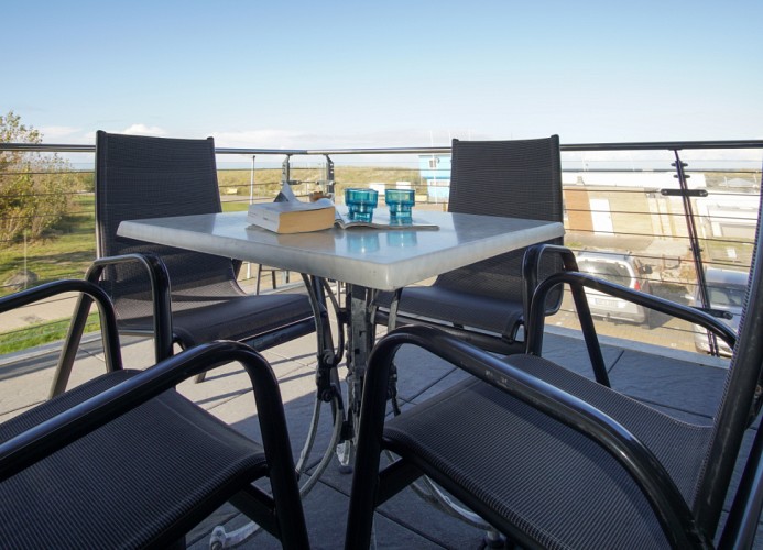 sonniger Balkon