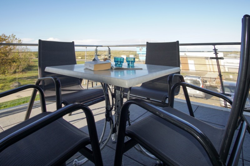 sonniger Balkon