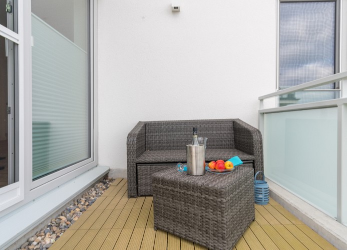 gemütlicher Balkon ...