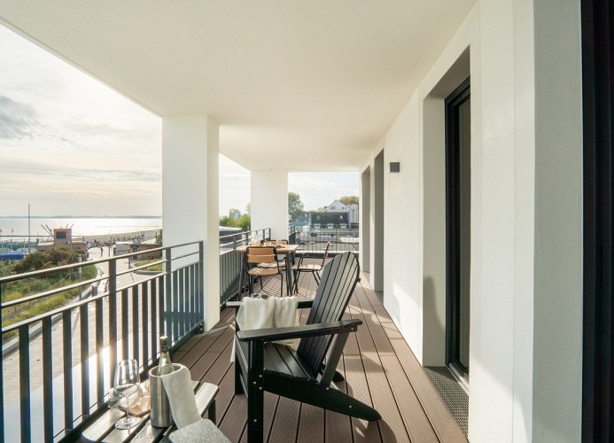 ... den herrlichen Meerblick ...