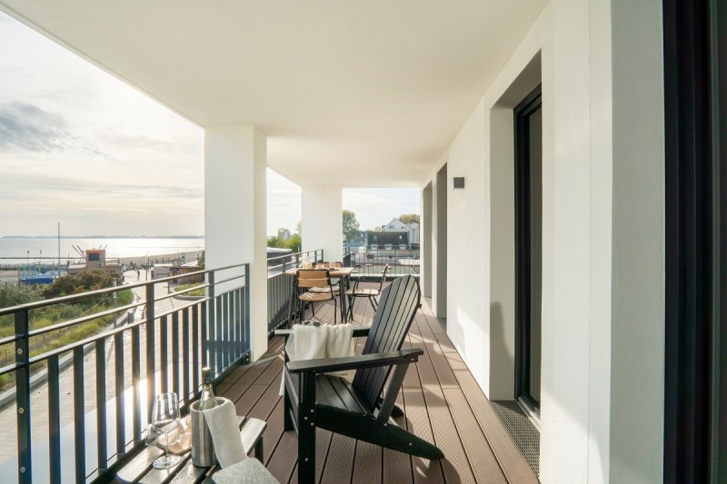 ... den herrlichen Meerblick ...