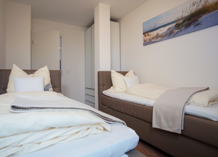 zwei Einzelbetten ...