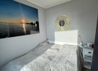 Doppelbett im Schlafzimmer
