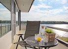 Balkon mit Blick zur Ostsee und zum Binnensee